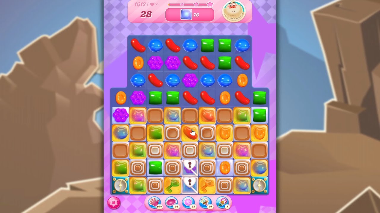 Candy Crush Saga LEVEL 1617 NO BOOSTERS&nbsp;(new version)🐟☑️