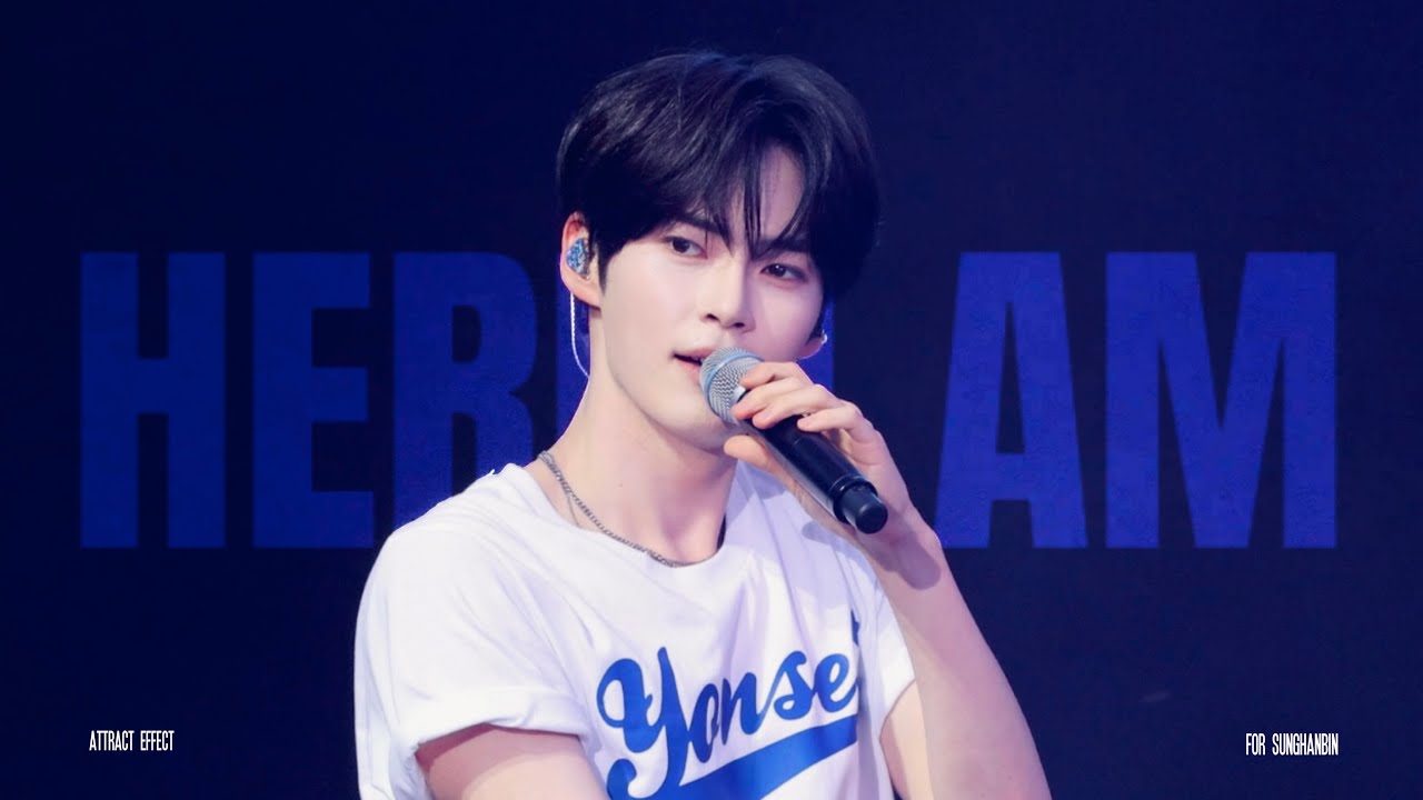[4K] 250608 제로베이스원 성한빈 난 빛나 직캠 ZEROBASEONE SUNGHANBIN HERE I AM FANCAM 연세대학교 동문 아카라카 AKARAKA