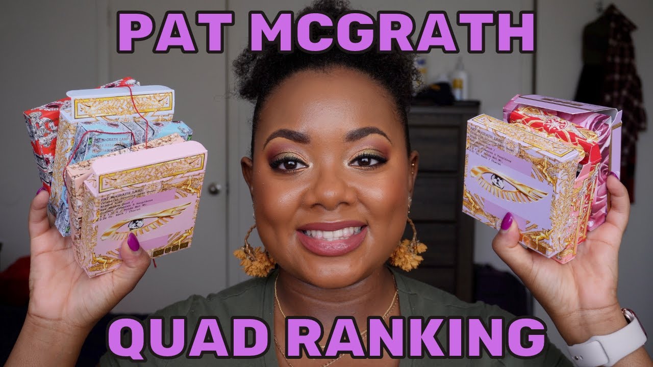 RANKING MY PAT MCGRATH EYESHADOW QUADS