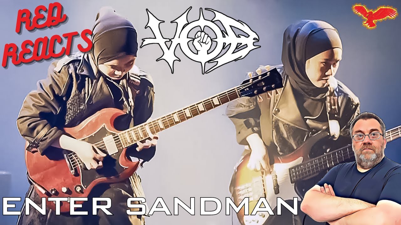 Red Reacts To VOB (Voice Of Baceprot) | Enter Sandman (Metallica Cover) | First Time Listening