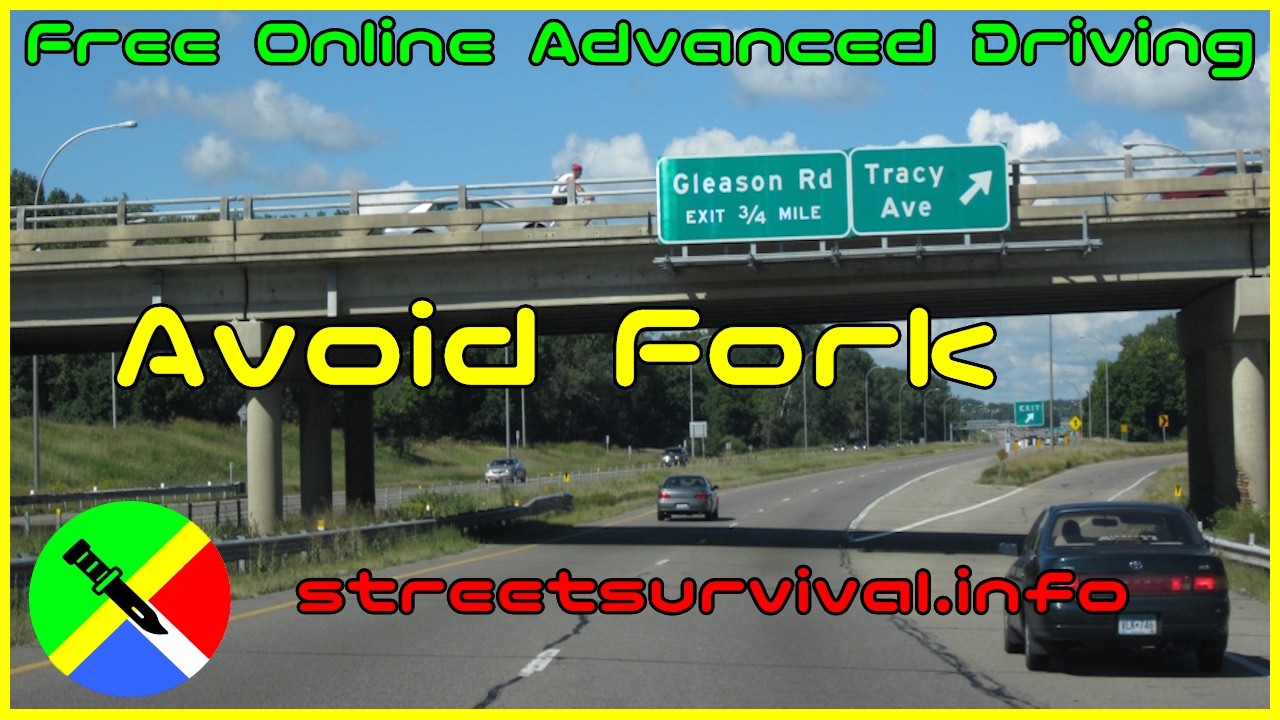 Advanced Driving: Prevent Collisions at Dangerous Lane Forks