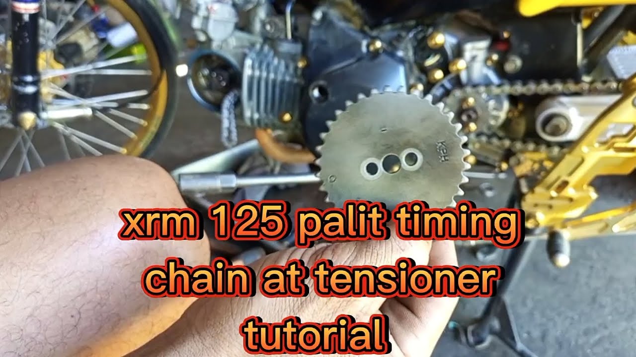 Honda XRM 125 tensioner at timing chain sira paano ba palitan .