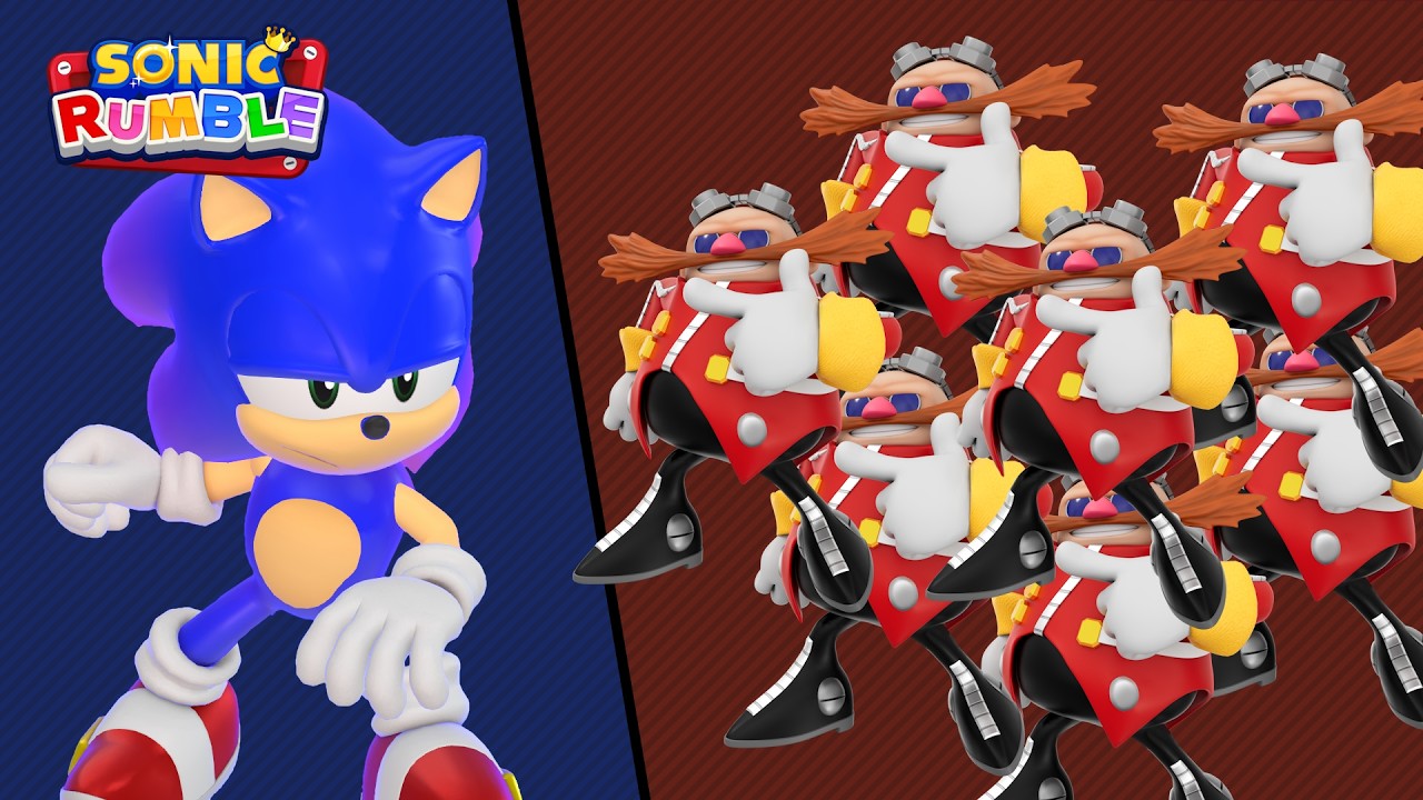 1 Sonic vs. Multiple Eggmans!! | Sonic Rumble Challenge