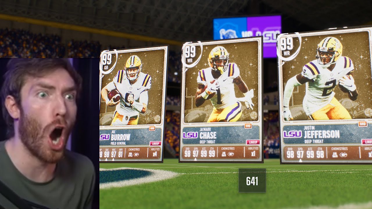 Using Joe Burrow, Ja'Marr Chase, & Justin Jefferson in CUT!