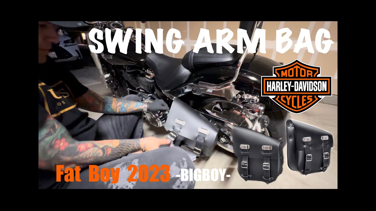 Harley Davidson Swing Arm Bag For My FATBOY 2023