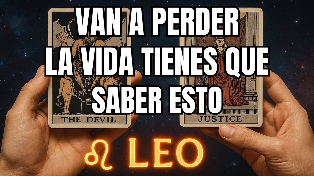 LEO♌‼️TU NOMBRE FUE ESCRITO EN EL CEMENTERIO 💀 ALGUIEN LE PAGÓ A UN BRUJO 😱 POR UN RITUAL NEGRO