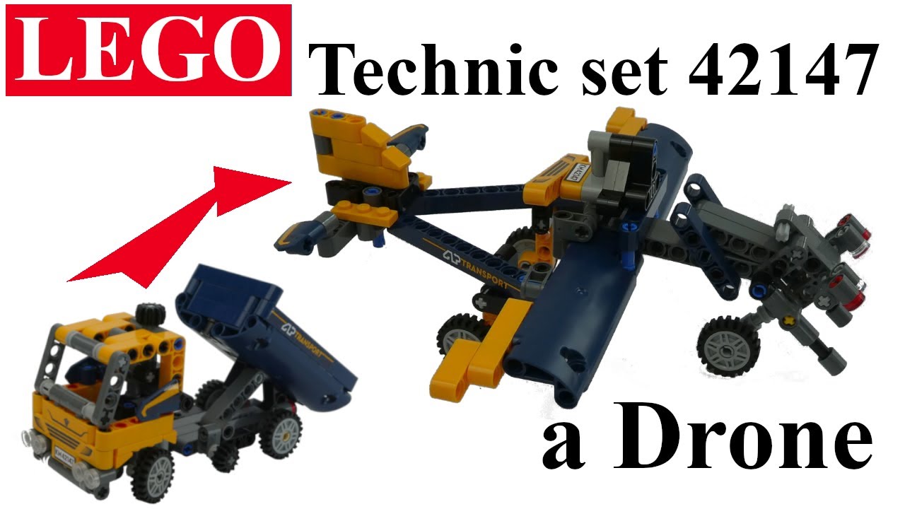 LEGO Technic set 42147 – a Drone (DIY and TUTORIAL)
