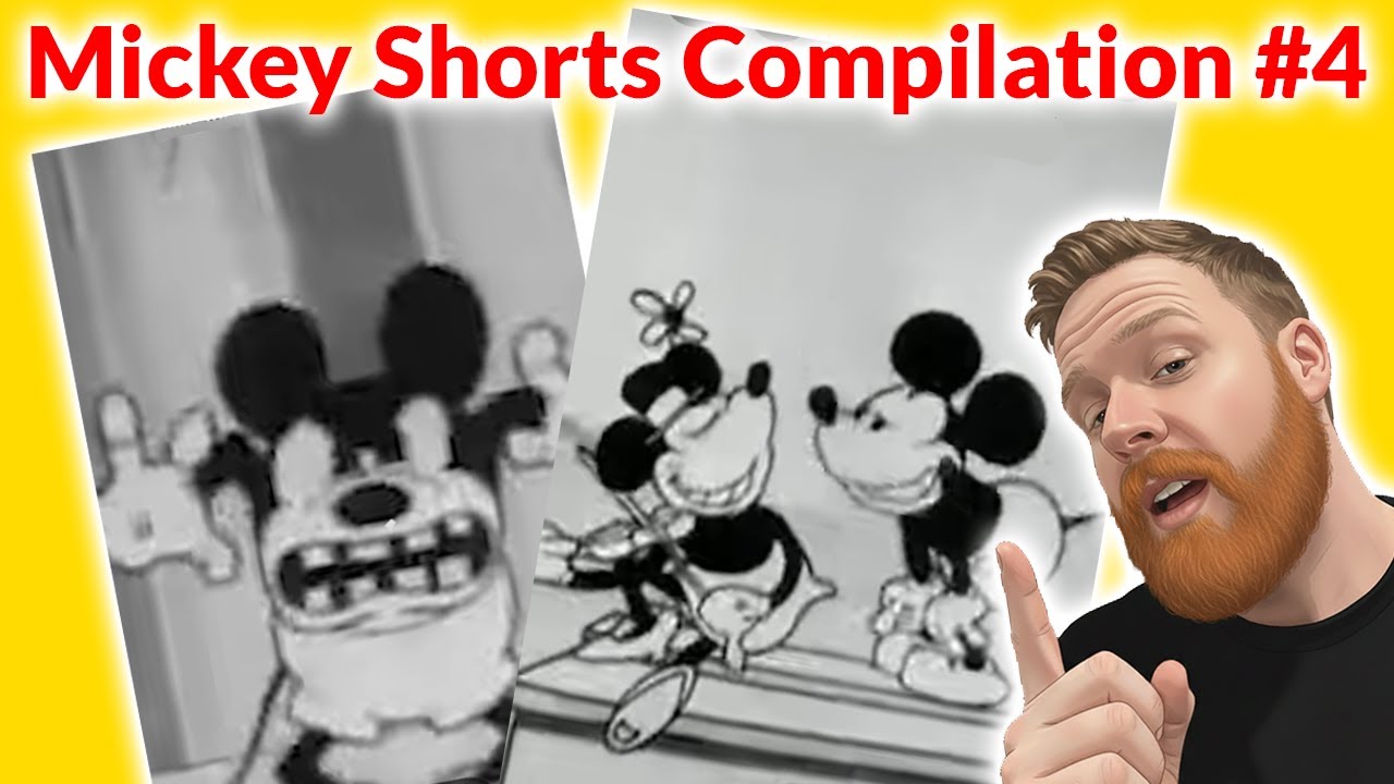CRAZY Old Mickey Mouse Cartoon Review Compilation #4