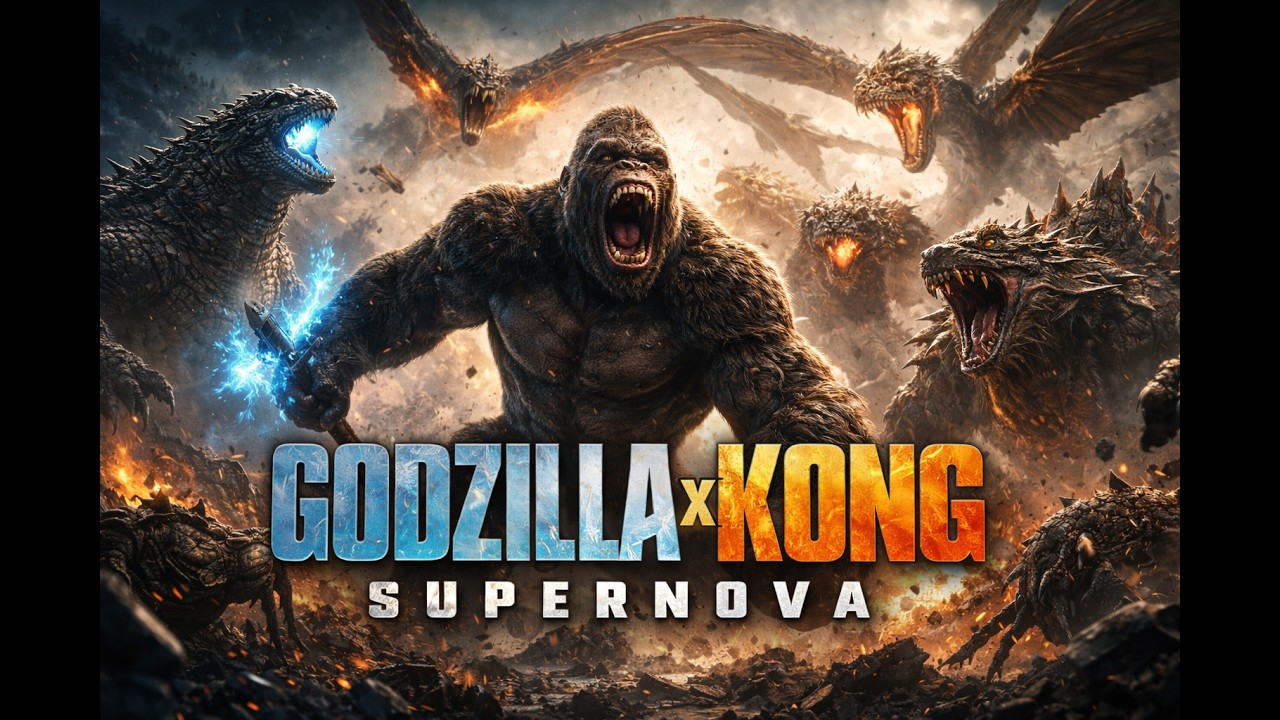 KingKong🦍🦁🐶Kong đấu với mọi Titan trong Vũ trụ Quái vật 2026 Cảnh chiến đấu trong phim Godzilla X
