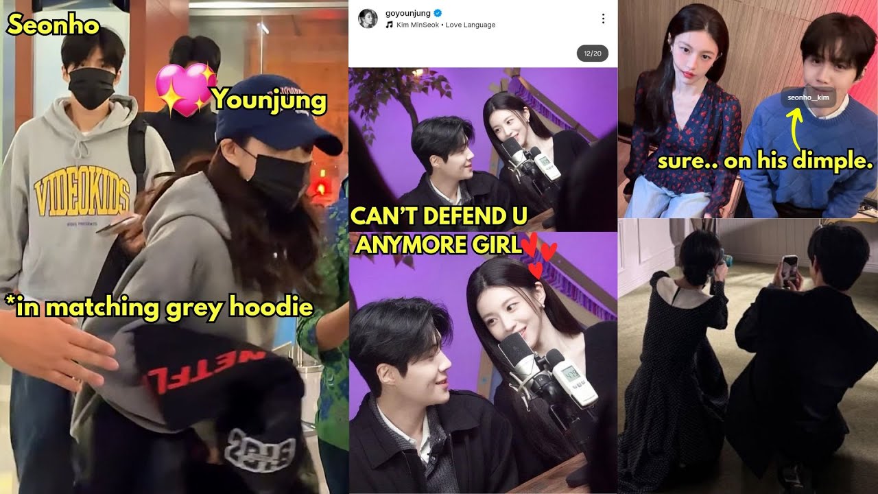 NOT YOUNJUNG POSTING THIS PHOTO WHERE SHE'S LOOKING AT SEONHO SO LOVINGLY HERSELF😭😭