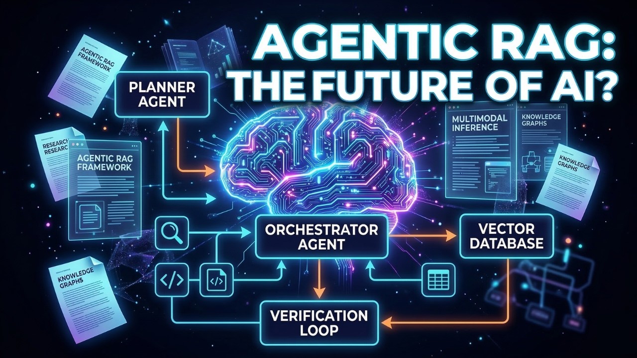Agentic RAG Explained: AI That Can Plan, Use Tools, and Verify Answers