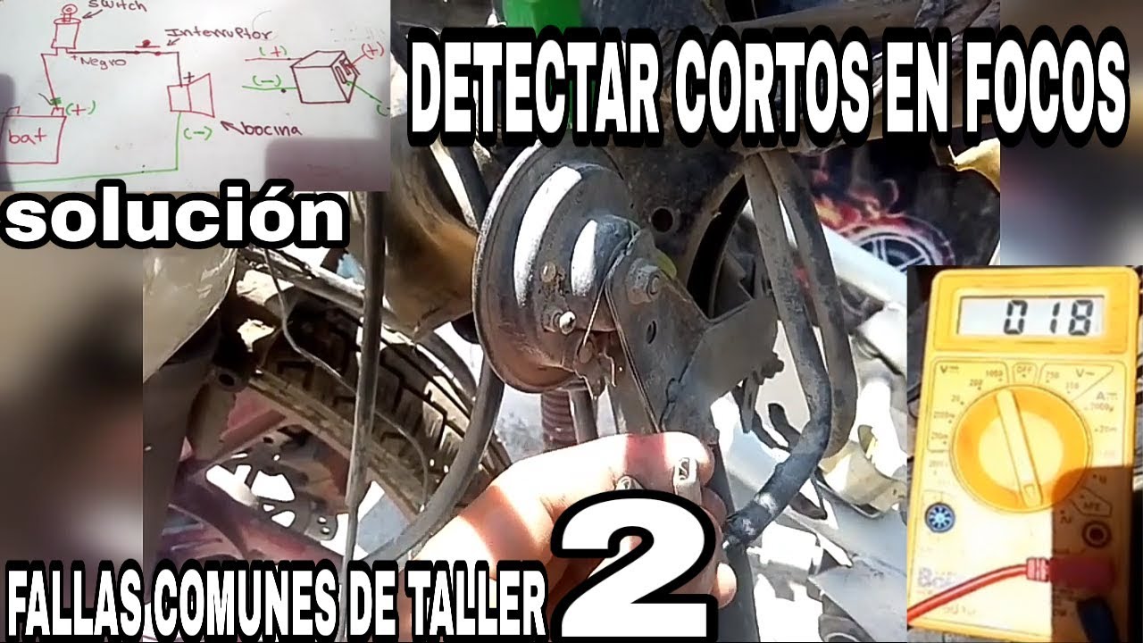 TUS FOCOS SE FUNDEN? C&oacute;mo encontrar CORTOS EN LA MOTOCICLETA