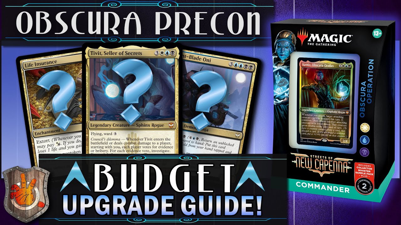“Obscura Operation” Budget Upgrade Guide - New Capenna | Command Zone 462 | Magic: The Gathering