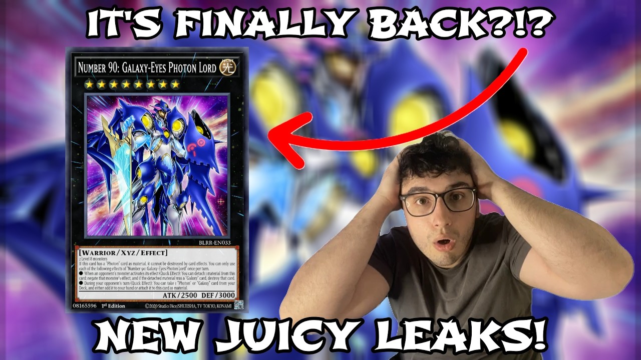 Yu-Gi-Oh! Duel Links || NEW JUICY LEAKS! GALAXY EYES PHOTON LORD IS BACK!?! GALAXY & GIMMICK CARDS!