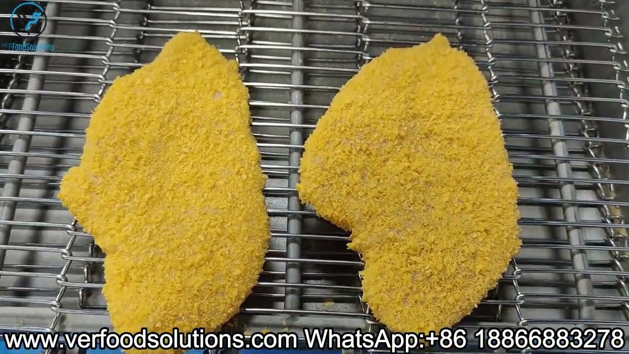 VER Food Solutions Chicken Breast Flattening Machine Battering Machine Breading Machine