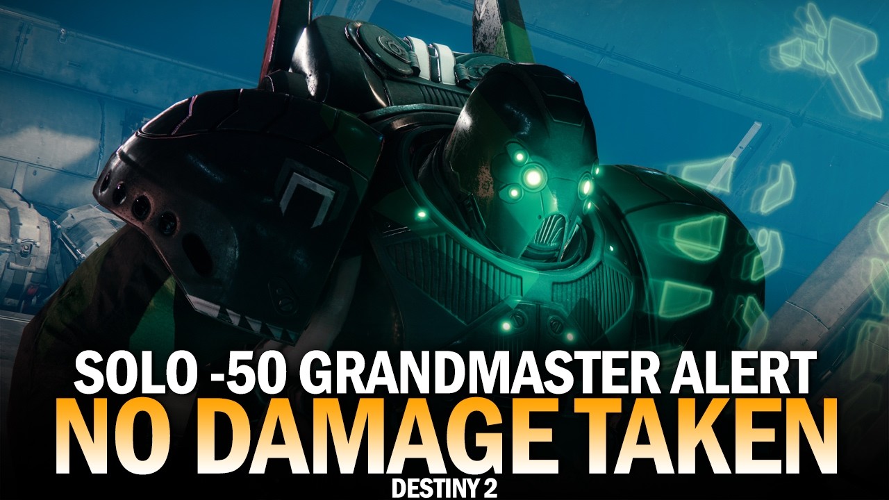 Solo Grandmaster Alert (No Damage Taken) [Destiny 2]