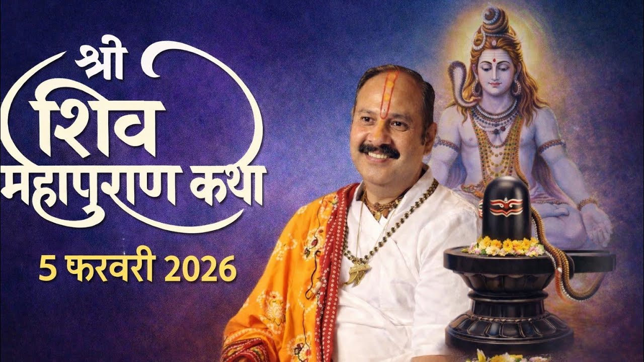 🔴 Live 5 फरवरी शिव की अनंत शिव महापुराण कथा।। पंडित प्रदीप जी मिश्रा सीहोर वाले 