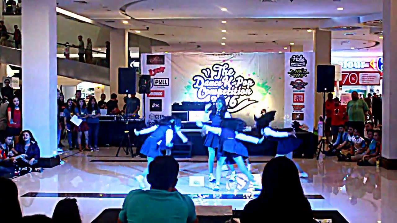 160228 AGATE cover GFriend (여자친구) - Glass Bead + Me Gustas Tu + Rough at Paragon Mall, Solo