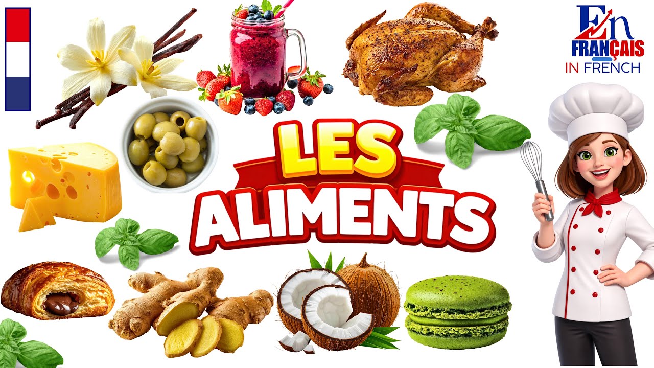 La nourriture : ingrédients, plats, boissons et saveurs | vocabulaires français