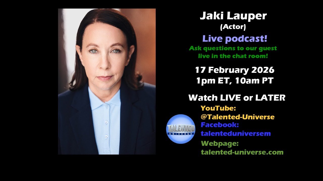 Jaki Lauper - (Actor, 'Their Brother Lost in Space', 'Doogie Kamealoha, MD'), joins us live!