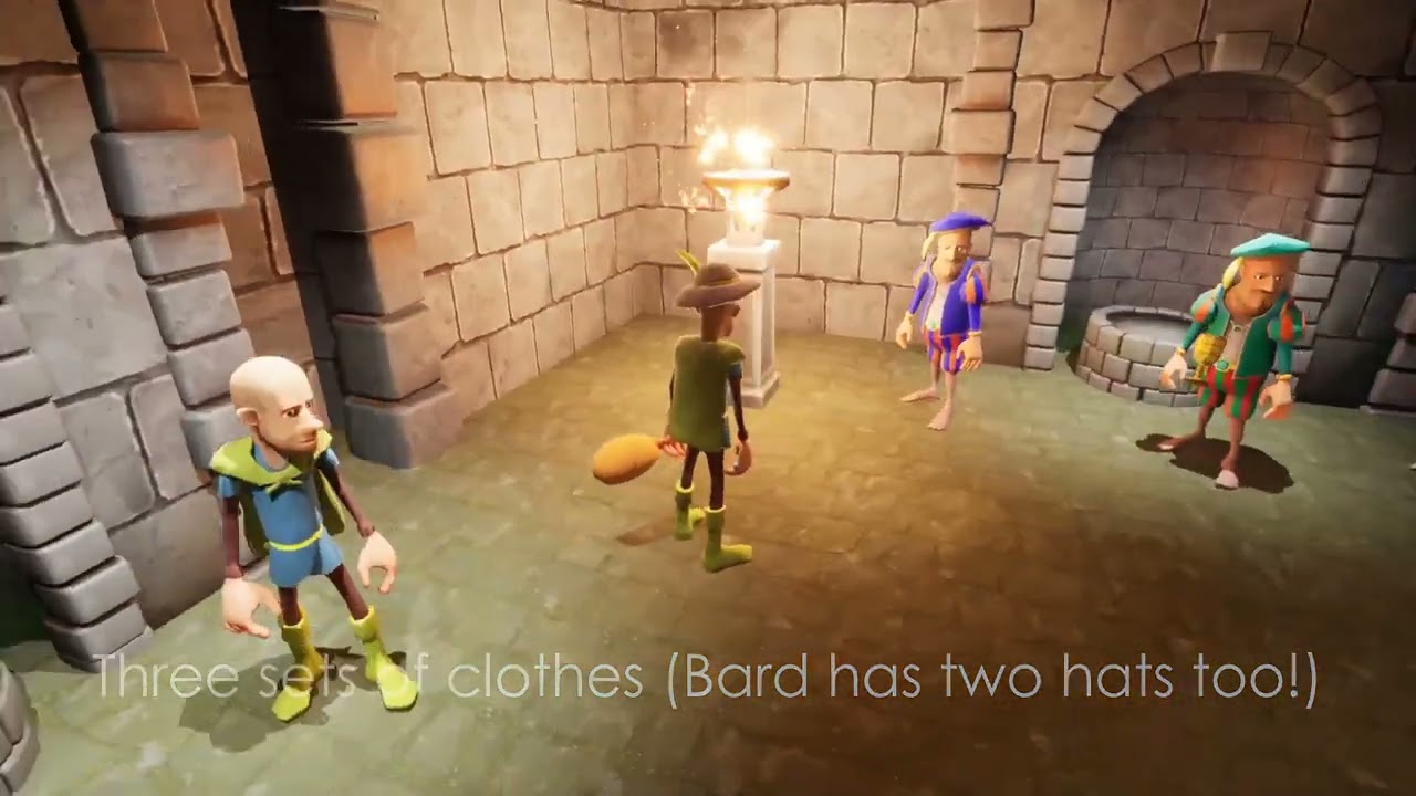 dReal Character Pack - Bard