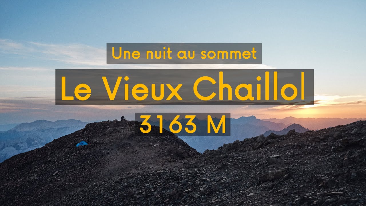 Une nuit au sommet du vieux Chaillol, enfin presque...