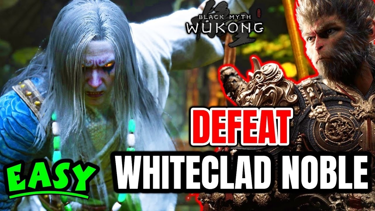 Whiteclad Noble - Black Myth Wukong boss fight