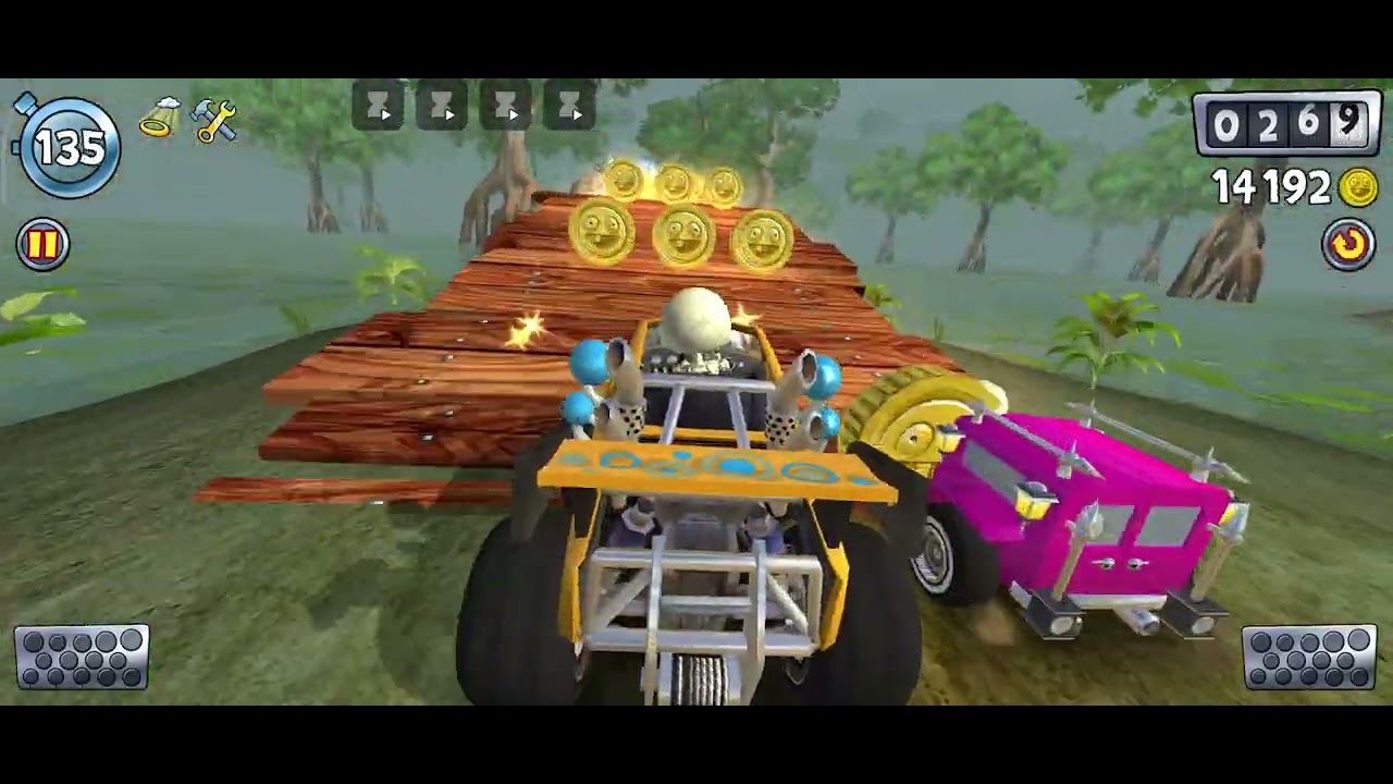 [Accidents frequently 2] Beach Buggy Blitz score: 223,880