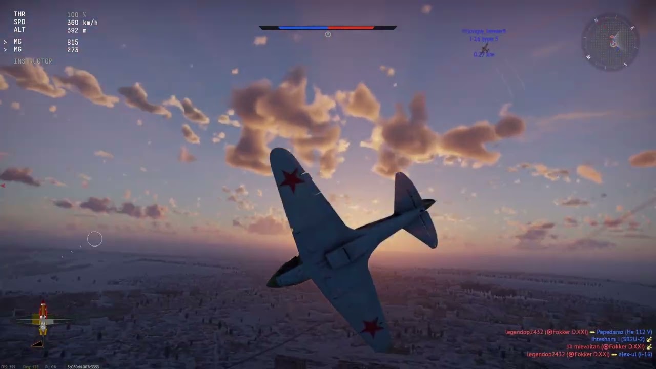 War Thunder - AB - BR 1.7 Air Arcade - MiG-3-15 Domination
