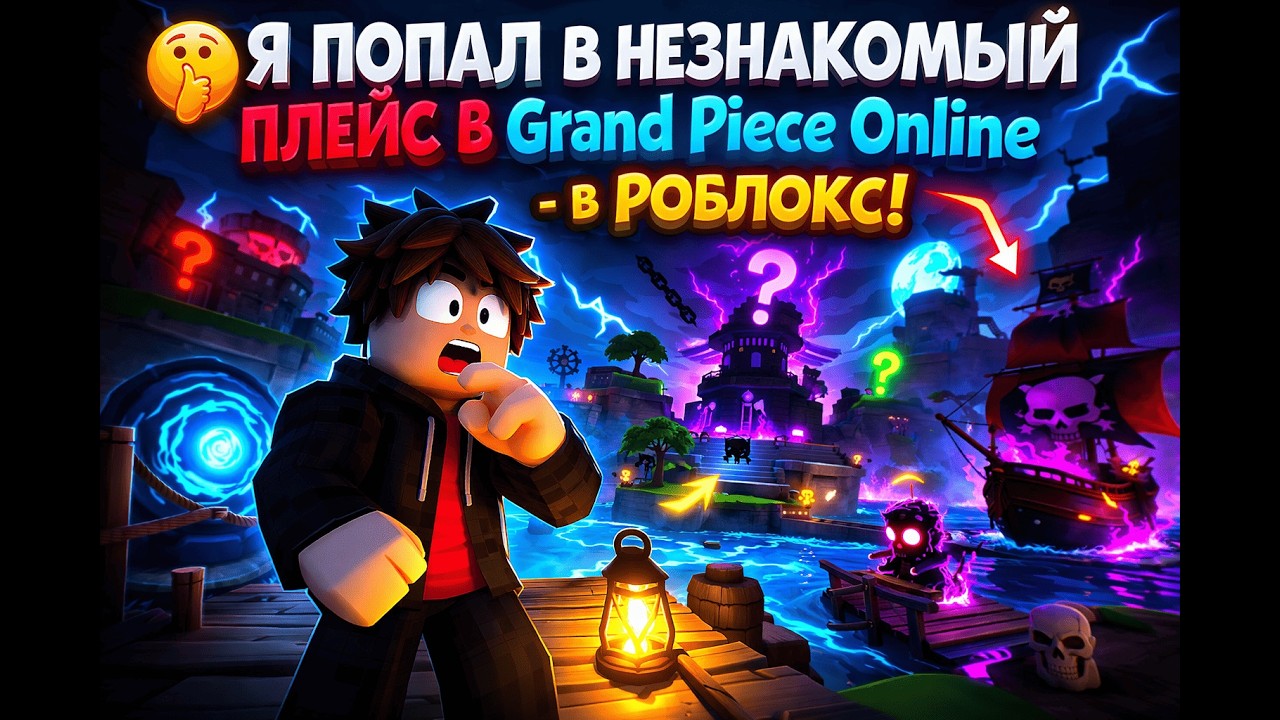 🤫Я ПОПАЛ В НЕЗНАКОМЫ ПЛЕЙС В Grand Piece Online - в РОБЛОКС!