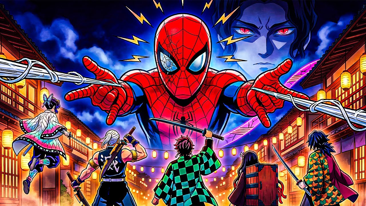 What If Spider-Man Landed In Demon Slayer Universe?