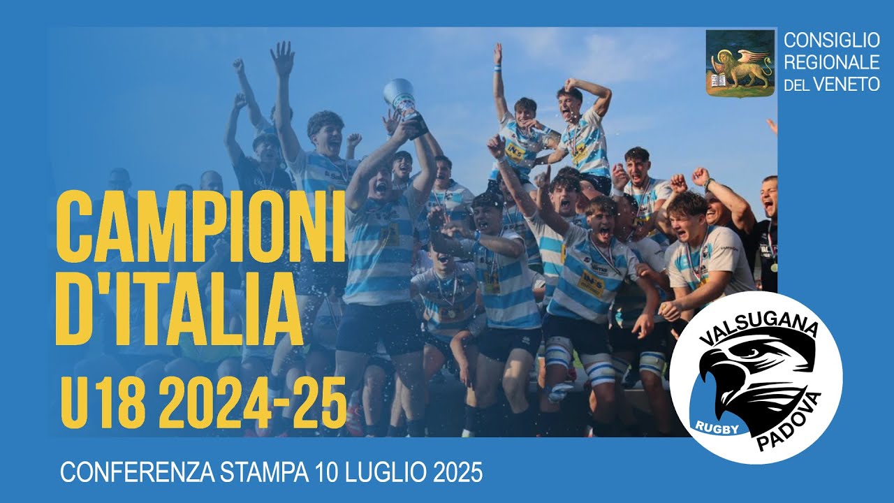 Valsugana Rugby Junior campione d’Italia Under 18