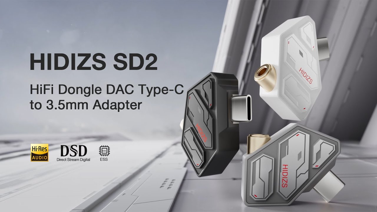 HIDIZS SD2 - HiFi Dongle DAC Type-C to 3.5mm Adapter