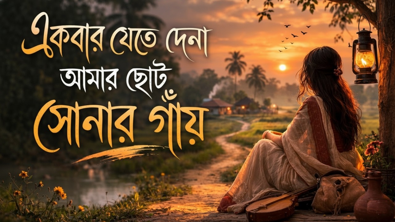 একবার যেতে দে না আমার ছোট্ট সোনার গাঁয় | মরমী বাংলা গান | @ChillLifeBeats