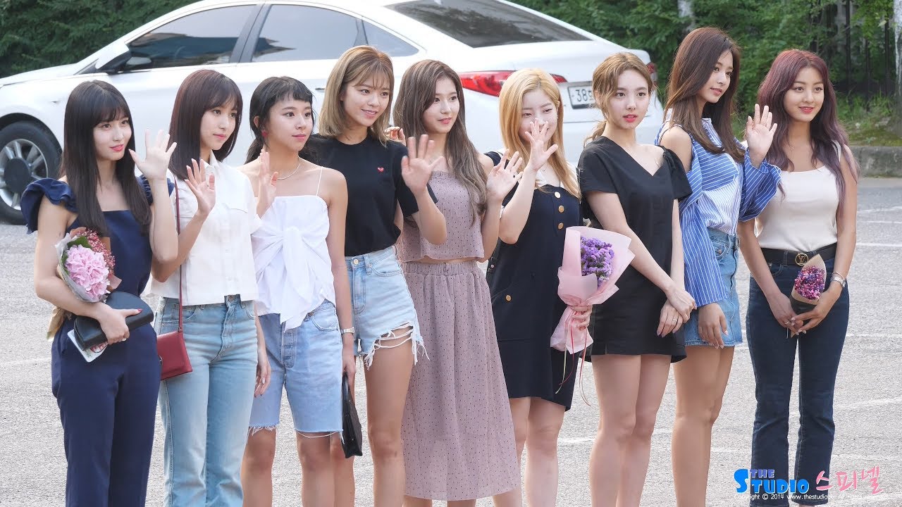 180720 트와이스 TWICE 뮤직뱅크 출근길 4K 60P 직캠 by Spinel
