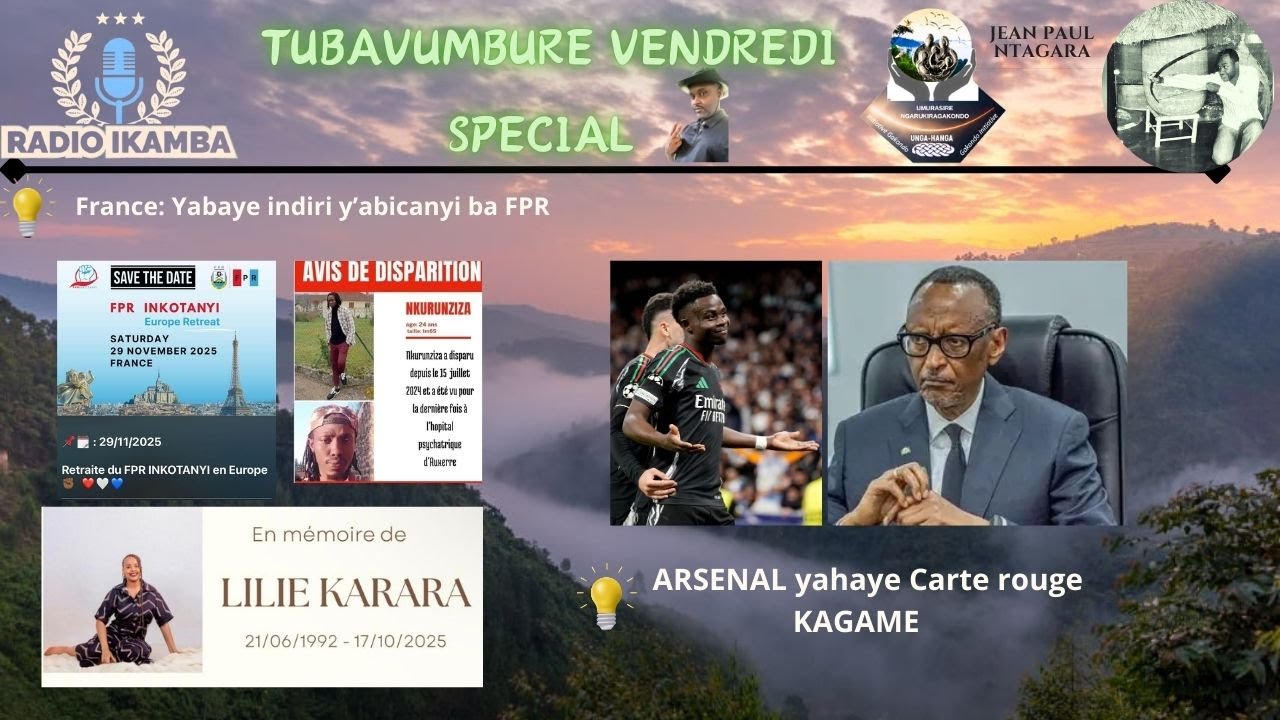 21-11-2025: GATANYA-DIVORCE: Cyera kabaye ARSENAL ikarita itukura KAGAME!