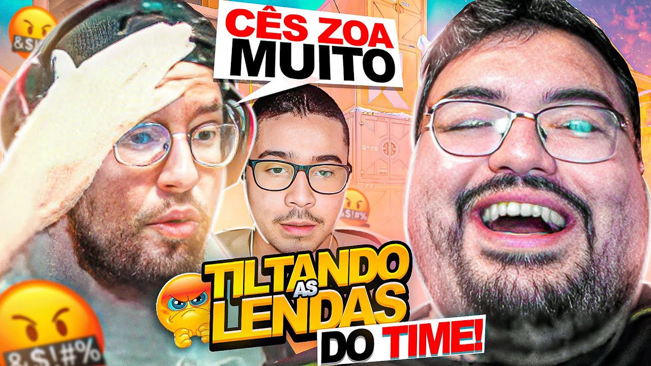 SÓ JOGUEI DO MEU JEITINHO PÔ - TILTANDO AS LENDAS DO TIME #1