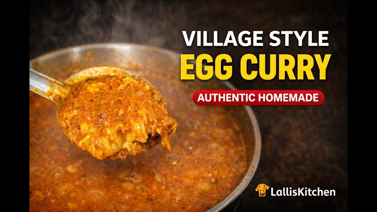 Village Style Egg Curry Recipe | கிராமத்து ஸ்டைல் முட்டை குழம்பு | TAMIL 🔥