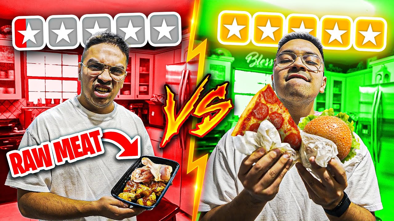 WORST REVIEWED Restaurant VS BEST REVIEWED Restaurant! **DISGUSTING**