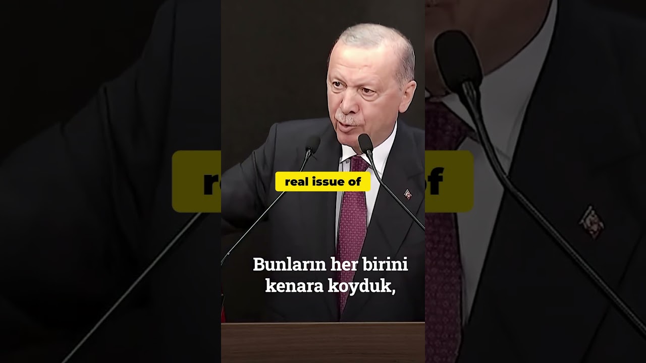Сильная речь Эрдогана против Нетаньяху