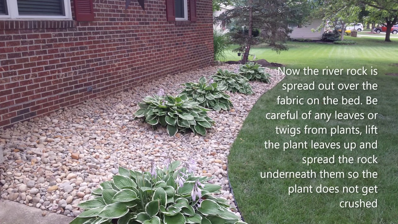 How to Install River Rock as Mulch
