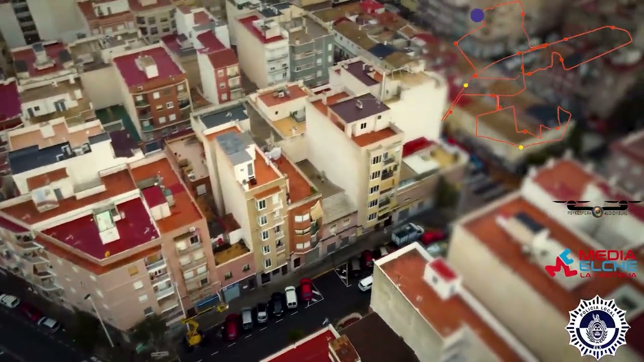 Circuito Media Elche a vista de Dron Psykosfera Audiovisual