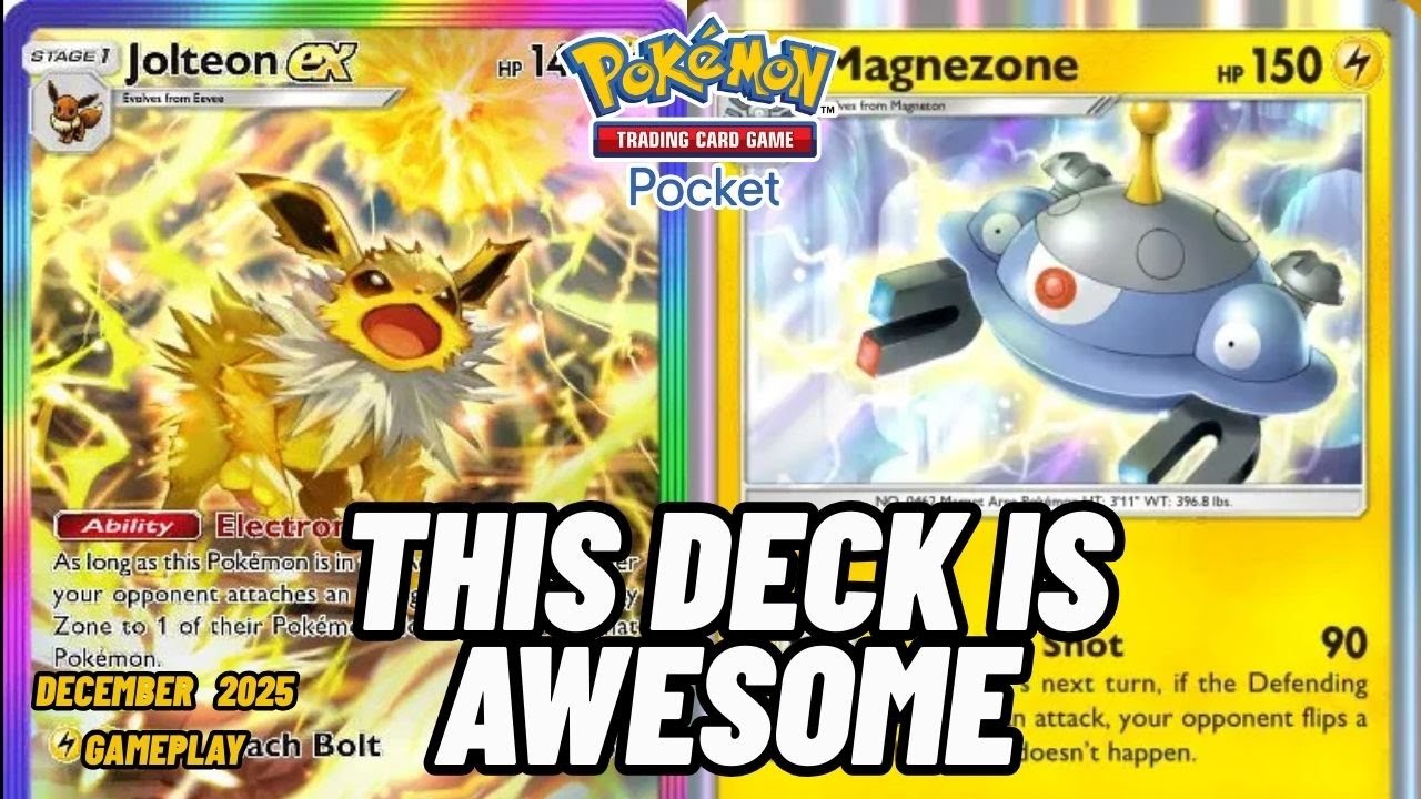 Lightning Dash! JOLTEON ex & MAGNEZONE Shock the Game Flow! | Pokemon TCG Pocket Gameplay