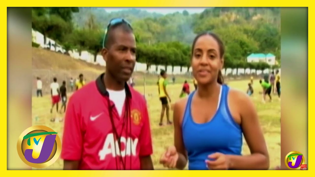Training with Edwin Allen Tracks Team for Champs in Jamaica | TVJ Intense
