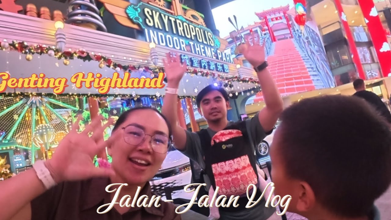 Travelling with a Baby, pre-schooler & a big Kid. KL Vlog Day 3. Genting Highland. Indoor Game