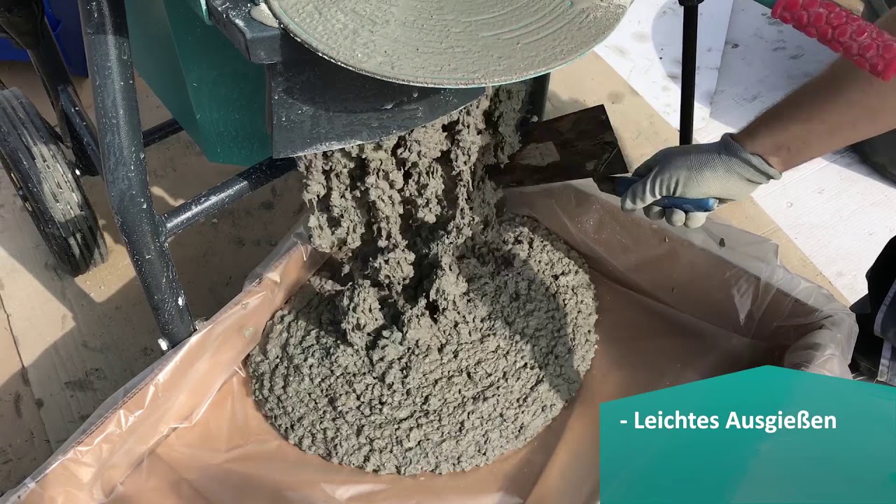 🇩🇪 Terrazzo mischen mit dem neuen kompakten Zwangsmischer TMX TZ von Collomix