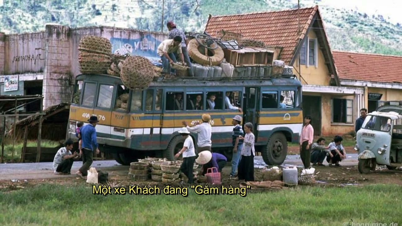 Xe khách ‘siêu tải trọng’ ở Việt Nam đầu thập niên 1990 #Xe_Khách#Việt_Nam