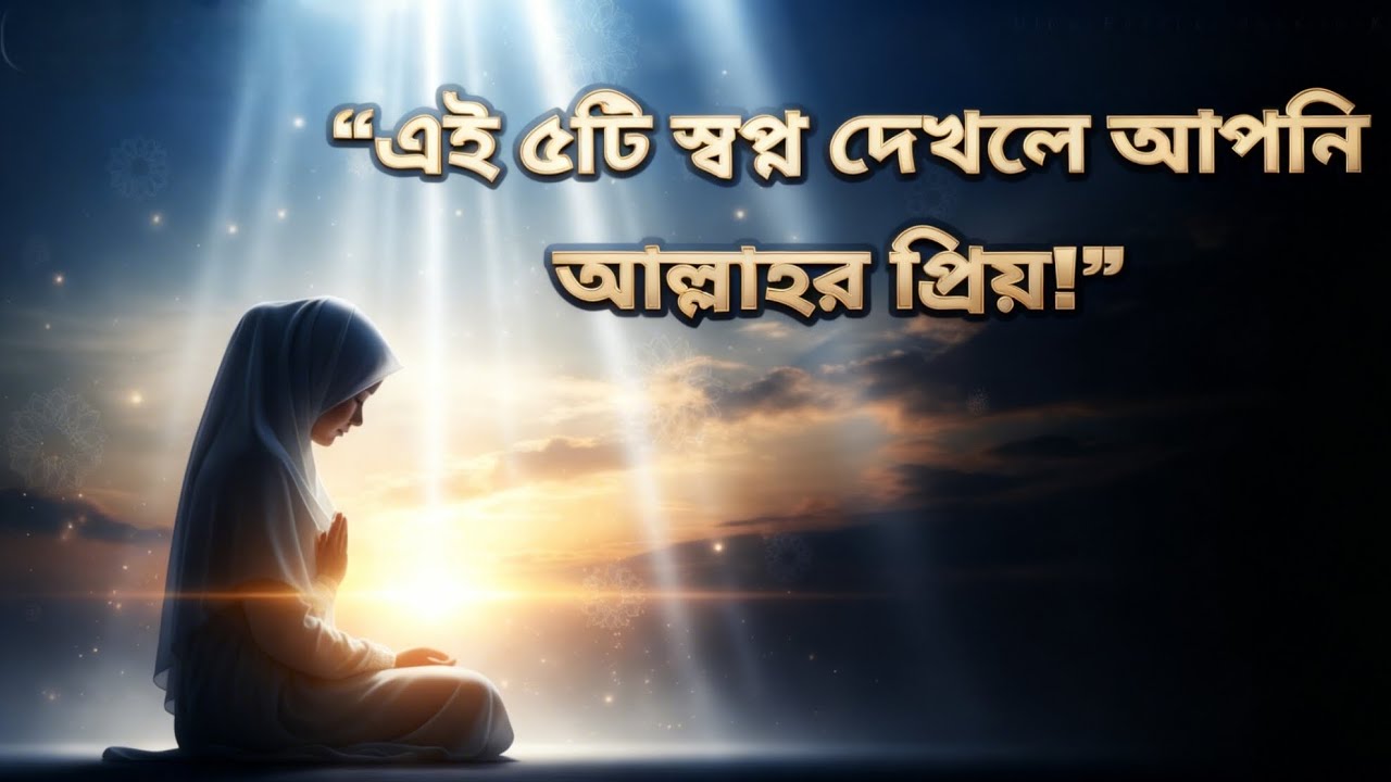 যে ৫টি স্বপ্ন দেখলে বুঝবেন আপনি আল্লাহর প্রিয় বান্দা | রহমানি স্বপ্নের গোপন রহস্য | 