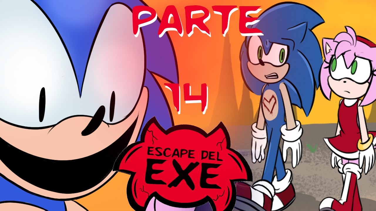 ESCAPE DEL EXE (parte 14 ) -JHGcomics- #animation #sonicthehedgehog #sonicexe