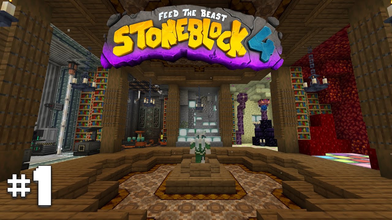 FTB StoneBlock 4 E01 - The Stone Remembers